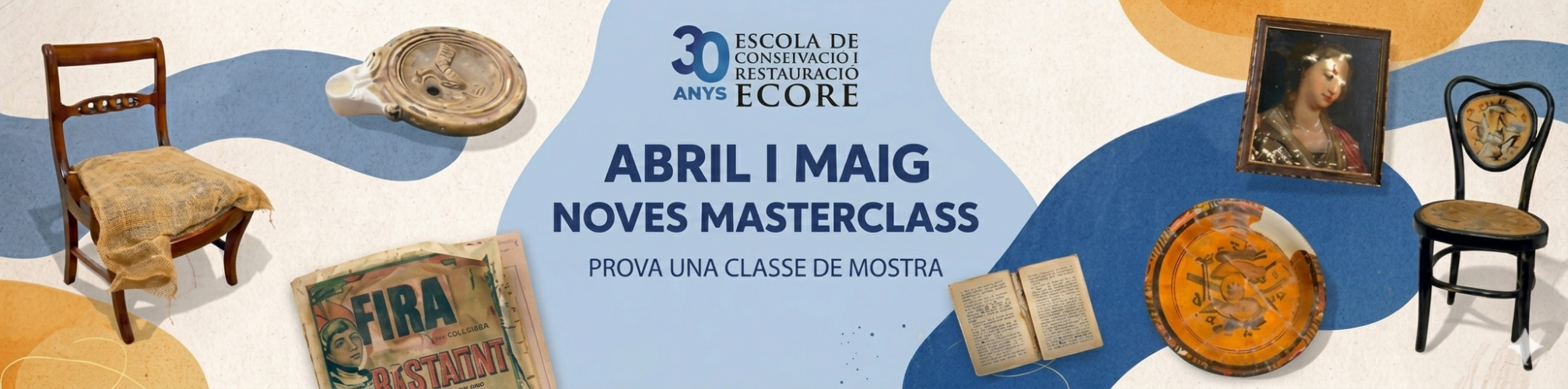 ¡Prueba una clase práctica de restauración! ¡Presencial!